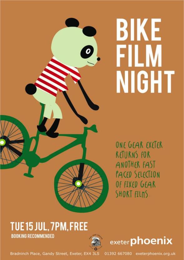 BikeFilmNight July 2014 poster