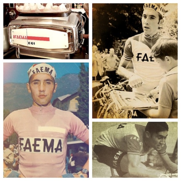 Cyclist Eddy Merckx Faema